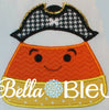 Halloween Pirate Candy Corn Machine Applique Embroidery Design