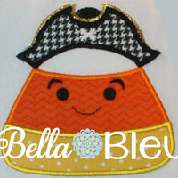 Halloween Pirate Candy Corn Machine Applique Embroidery Design