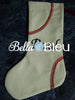 In the hoop Christmas Baseball Stockings machine embroidery applique design.