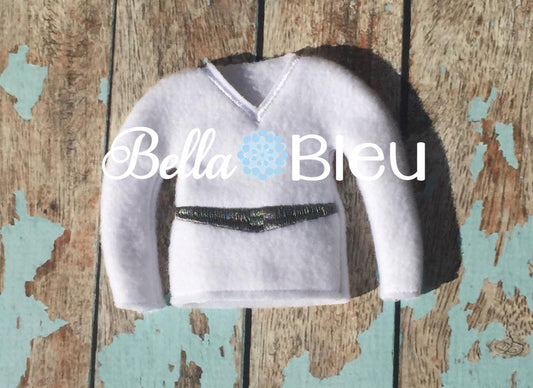 ITH In The Hoop Elf Inspired Princess Leia Star Wars Sweater Shirt Machine Embroidery Design