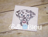 Beautiful Colorwork Redwork Dalmation Fire House Dog quick stitch