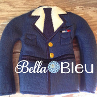 ITH In The Hoop Elf Military Air Force Sweater Shirt, Embroidery design