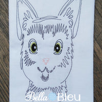 Cat Kitty Colorwork machine embroidery design