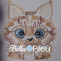Kitty Cat #2 machine embroidery design