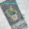 Christmas Snowman Jar Scribble