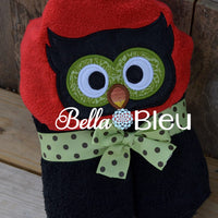 Owl Towel Topper Peeker Machine Applique Embroidery design
