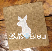 Doe Deer Head Silhouette Machine Applique Embroidery Design