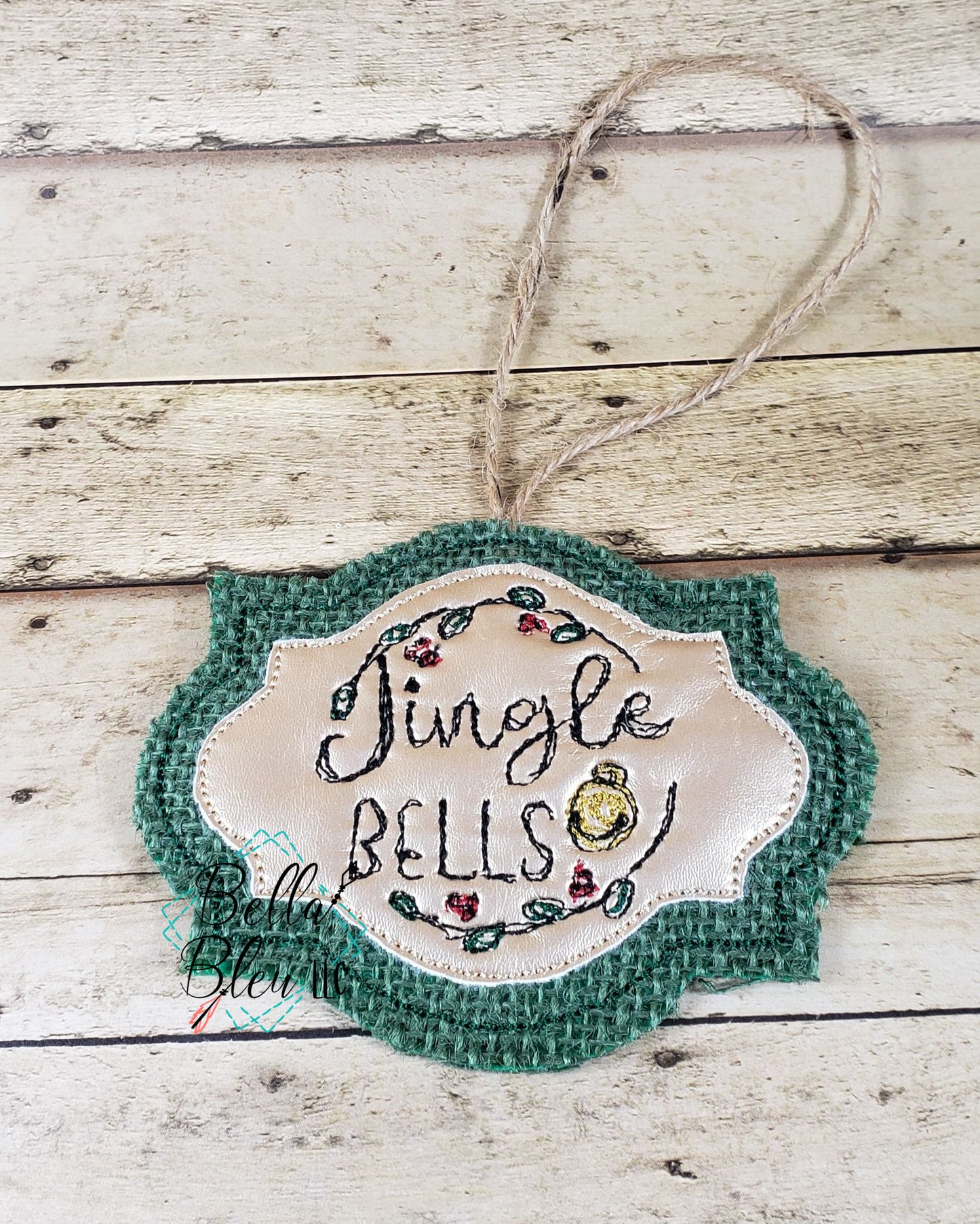 ITH Jingle Bells Scribble Christmas Ornament
