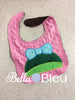 Turtle Girl Towel Topper Bib Peeker Machine Applique Embroidery Design