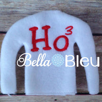 ITH In The Hoop Elf Ho Squared Sweater Shirt Embroidery Design