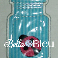 Kitchen Canning Jar Machine Embroidery Applique Design