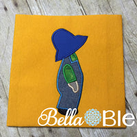 Sunbonnet Same Machine Applique Embroidery Design