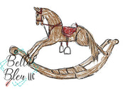 Rocking Hobby horse scribble design