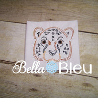 Cheetah Wild Jungle Cat Colorwork Embroidery Machine Design