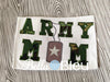 Army Mom Machine Applique Embroidery Design 5x7
