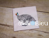 Guinea Hen Bird Farm Machine Embroidery Design