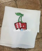 Vintage Rockabilly Embroidery design, Cherry Dice Rockabilly Design, Machine Embroidery Design, Urban Embroidery Design, Tattoo Rockabilly design