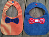 ITH In The hoop Bib with Bowtie applique machine embroidery design