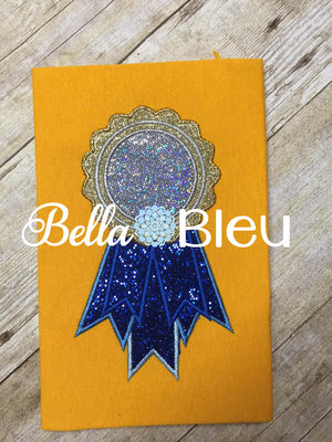 Applique Monogram Country Fair Ribbon Birthday Embroidery Applique Design Number 1 Dad Father's Day