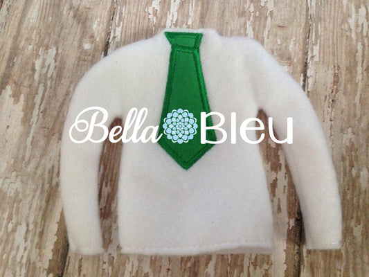 ITH In The Hoop Elf Business Man Tie shirt sweater machine embroidery design