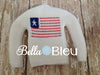 ITH In The Hoop Elf American Flag Baseball Stitches Sweater Shirt Embroidery Design