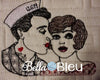 Vintage Military Navy Retro Urban Rockabilly Navy Couple