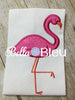 Pink Flamingo Machine Applique Embroidery Design