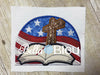 God & Country Fourth 4th of July Presidential Machine Applique Embroidery design