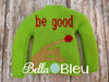 ITH In The Hoop Elf Be Good Inspired ET Sweater Shirt Machine Embroidery Design, Christmas Embroidery