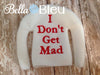 ITH In The Hoop Elf "I don't get mad" sweater shirt machine embroidery design
