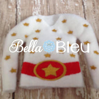 ITH Elf "Inspired Elvis" Sweater Shirt Machine Embroidery Design
