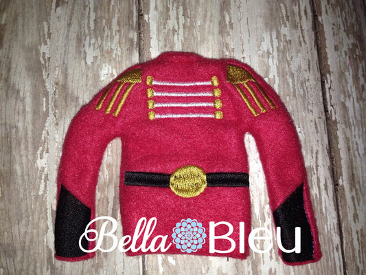 ITH In The Hoop Elf Marching Band Drummer Boy Drum Boy Sweater Shirt Embroidery Design