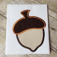 Fall Acorn machine Embroidery Design 6x6