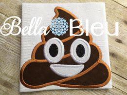 Emoji Poo Poop  Faces machine embroidery applique designs
