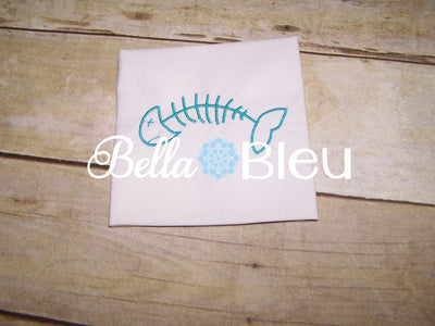 Stick Fish Bones Machine Embroidery Design