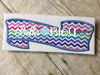 Applique Banner Machine Embroidery Design