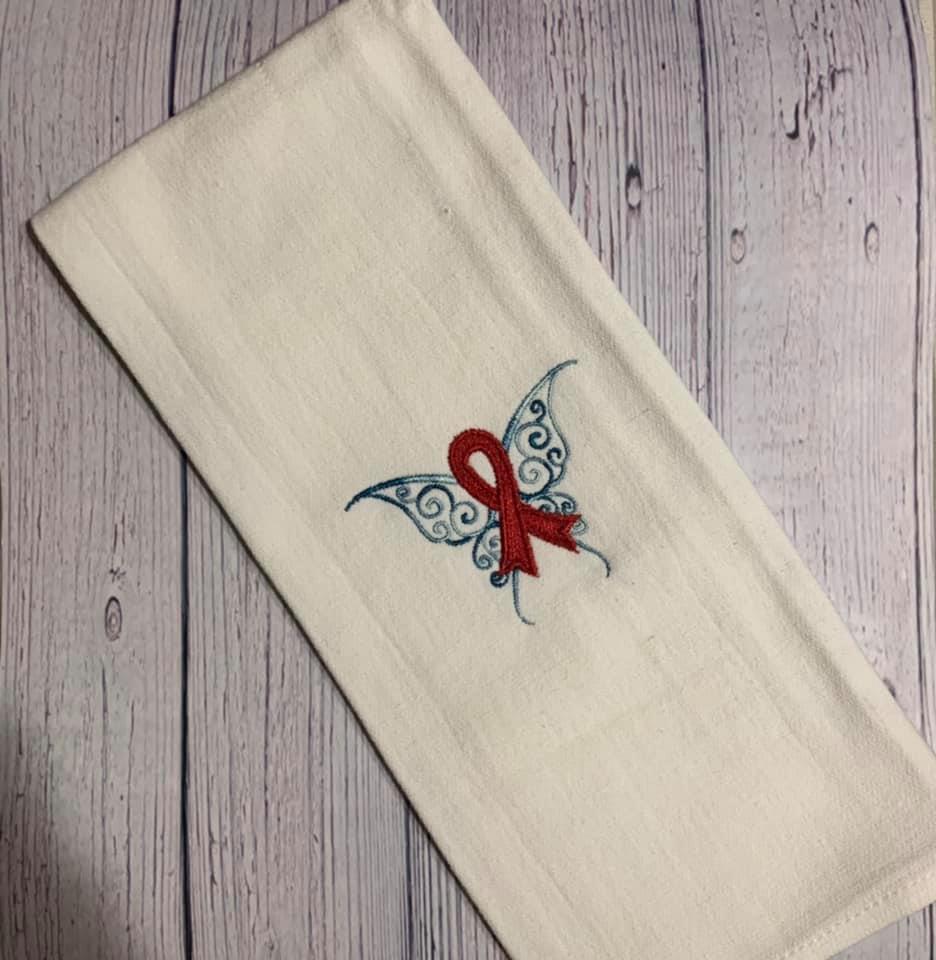 Awareness Butterfly fill and Applique