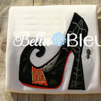 Sexy Halloween Witch Witchy Heels Heel Machine Applique Embroidery design