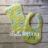 ITH In The hoop Baby Burp with Gator Alligator Quilting Stipple Pattern Machine Embroidery Design