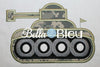 Army Tank Machine Applique Embroidery Design
