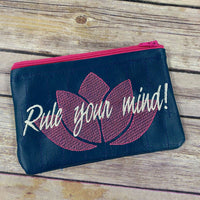 Rule your Mind Yoga Positive Zipper Wallet