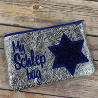 My Schlep Bag Zipper Wallet Hanukkah