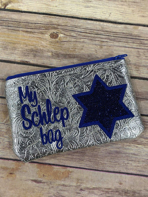 My Schlep Bag Zipper Wallet Hanukkah