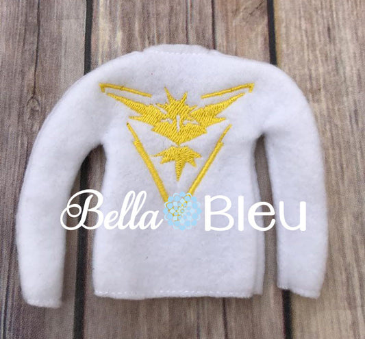ITH In The Hoop Elf Inspired Instinct Pokemon Sweater Shirt Machine Embroidery Design