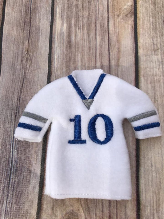 ITH In The Hoop Elf Football jersey Sweater Shirt Embroidery Design