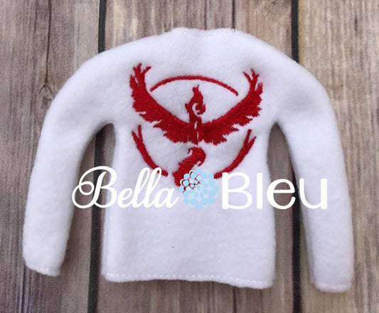 ITH In The Hoop Elf "Inspired Valor" Pokemon Sweater shirt embroidery design