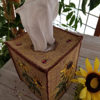ITH Sunflower Tissue Box Cover