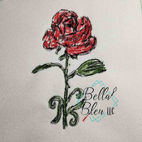 Rose 6 Scribble