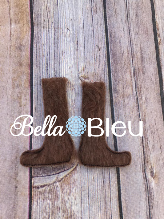 ITH Elf Inspired Chewie Boots Accessories Machine embroidery design