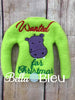 Wanted Hippo for Christmas Elf Sweater Shirt ITH Machine Embroidery Design